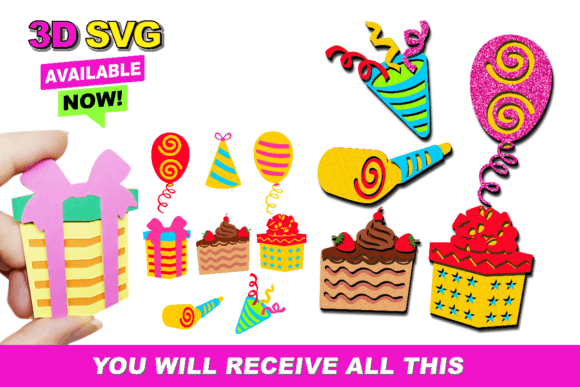 Birthday Party Elements 3D SVG: A Practical Guide for Creative Projects