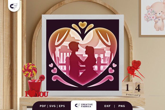 Creating Romantic Memories with a 3D Shadow Box Design