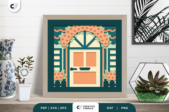 Introducing the Front Home 3D Shadow Box Papercut – A Springtime Masterpiece for Your Space