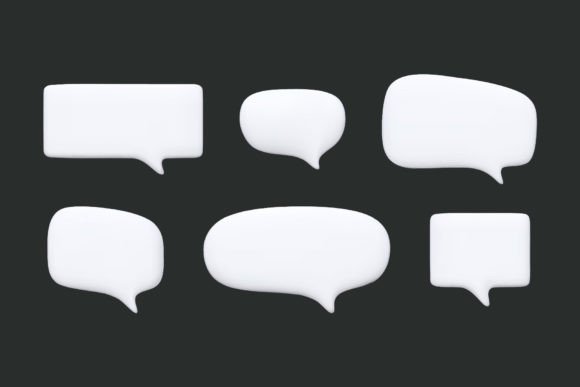 Speech Bubbles Vector 3D – A Practical Tool for Creative and Professional Use