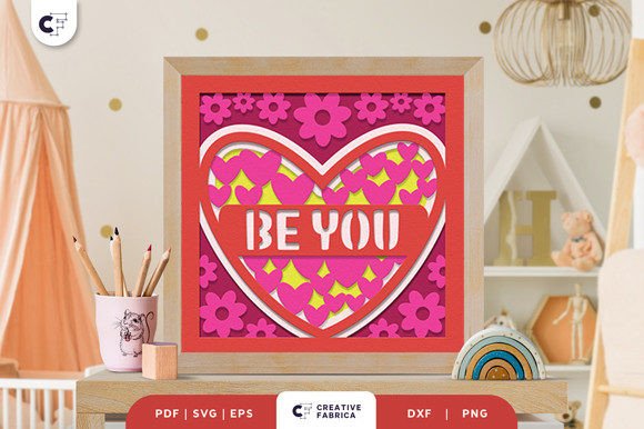 The Rise of Personalized 3D Paper Art: A Strategic Guide to the Be You Heart Shape 3D Shadow Box SVG
