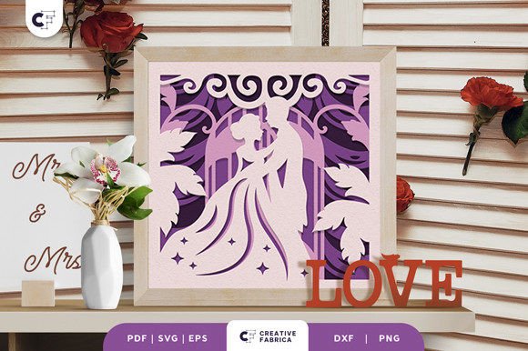 Wedding Ceremony 3D Shadow Box SVG: A Creative Way to Celebrate Love