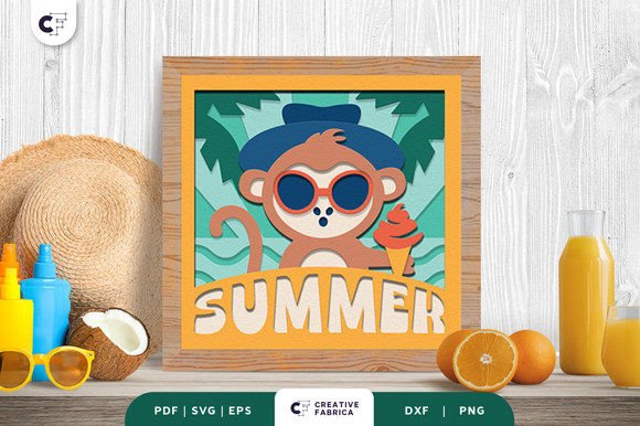 What You Need to Know About the Baby Monkey in the Summer 3D Light Box for Home Decor